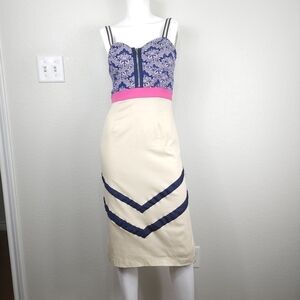 NWT Young Threads Uptown Front Open  Dress Size S